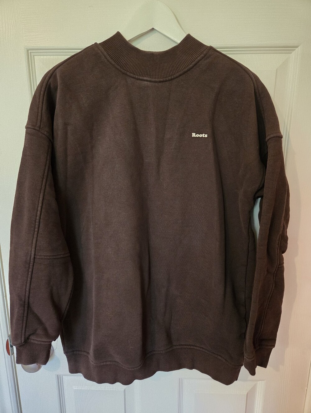 Roots Oversized Mockneck Pullover Sweater